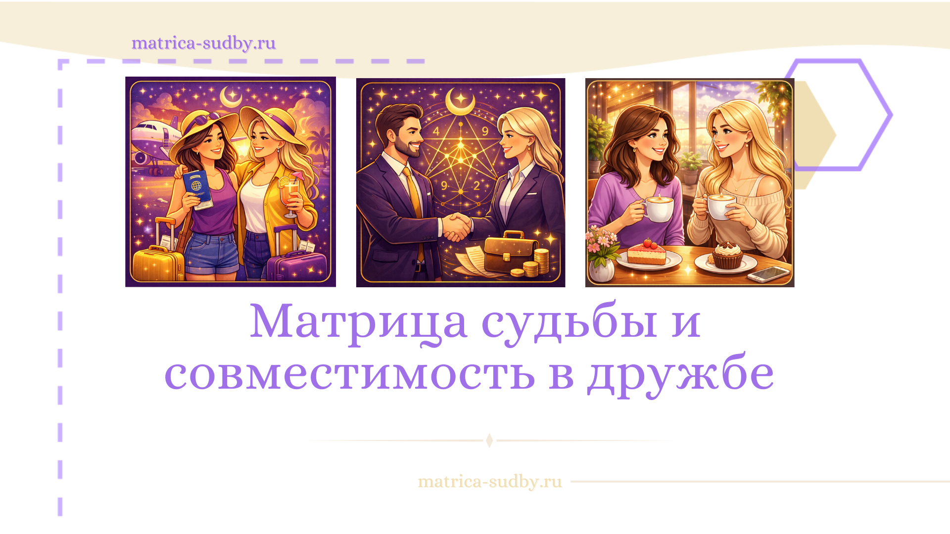 Матрица судьбы и совместимость в дружбе - расчет и расшифровка арканов